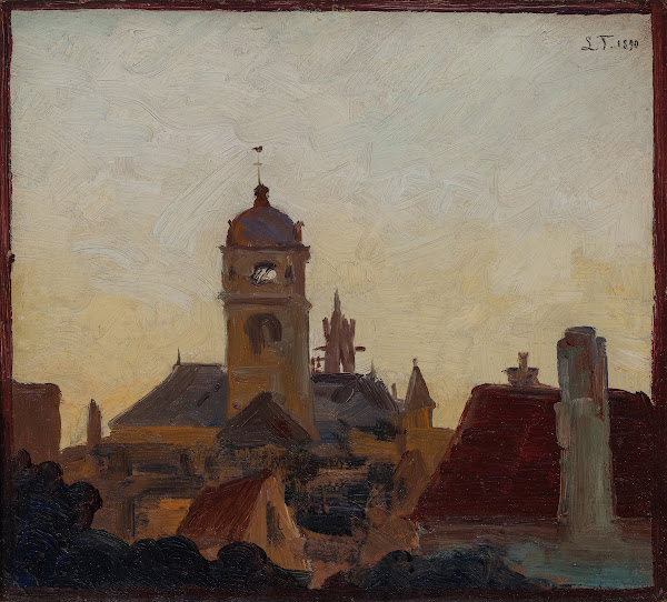 Impression Of Roofs Copenhagen 1890