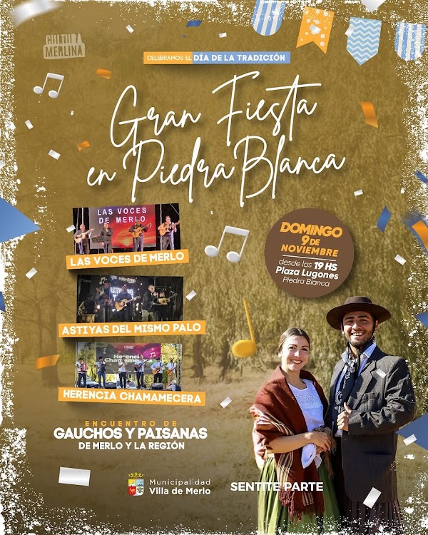 GRAN FIESTA EN PIEDRA BLANCA - CELEBRAMOS LA TRADICIÓN 🇦🇷