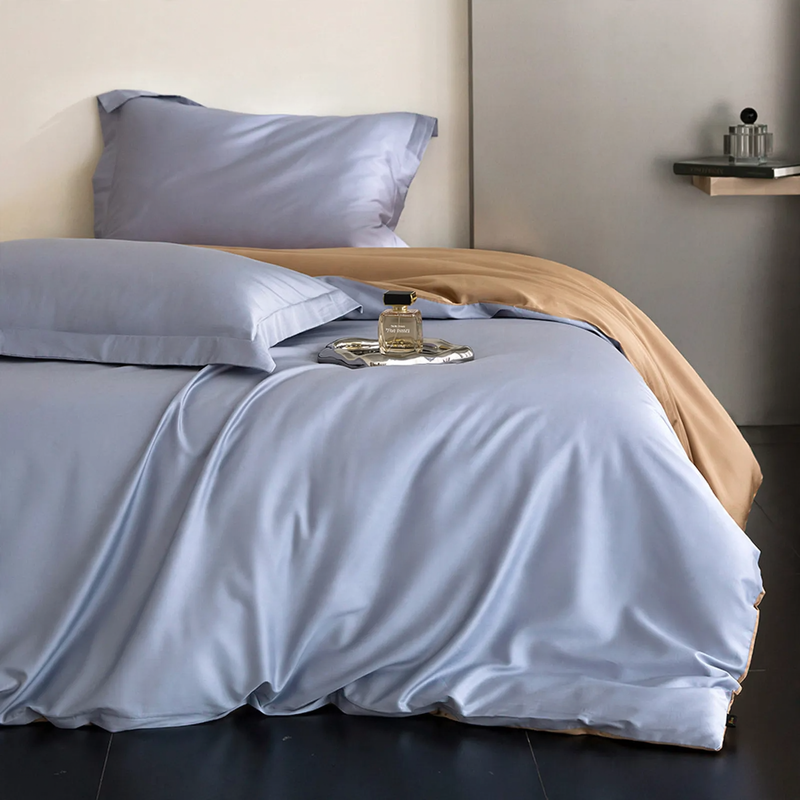 Cotton Bedding Set, 4-Piece, Satin Sheen