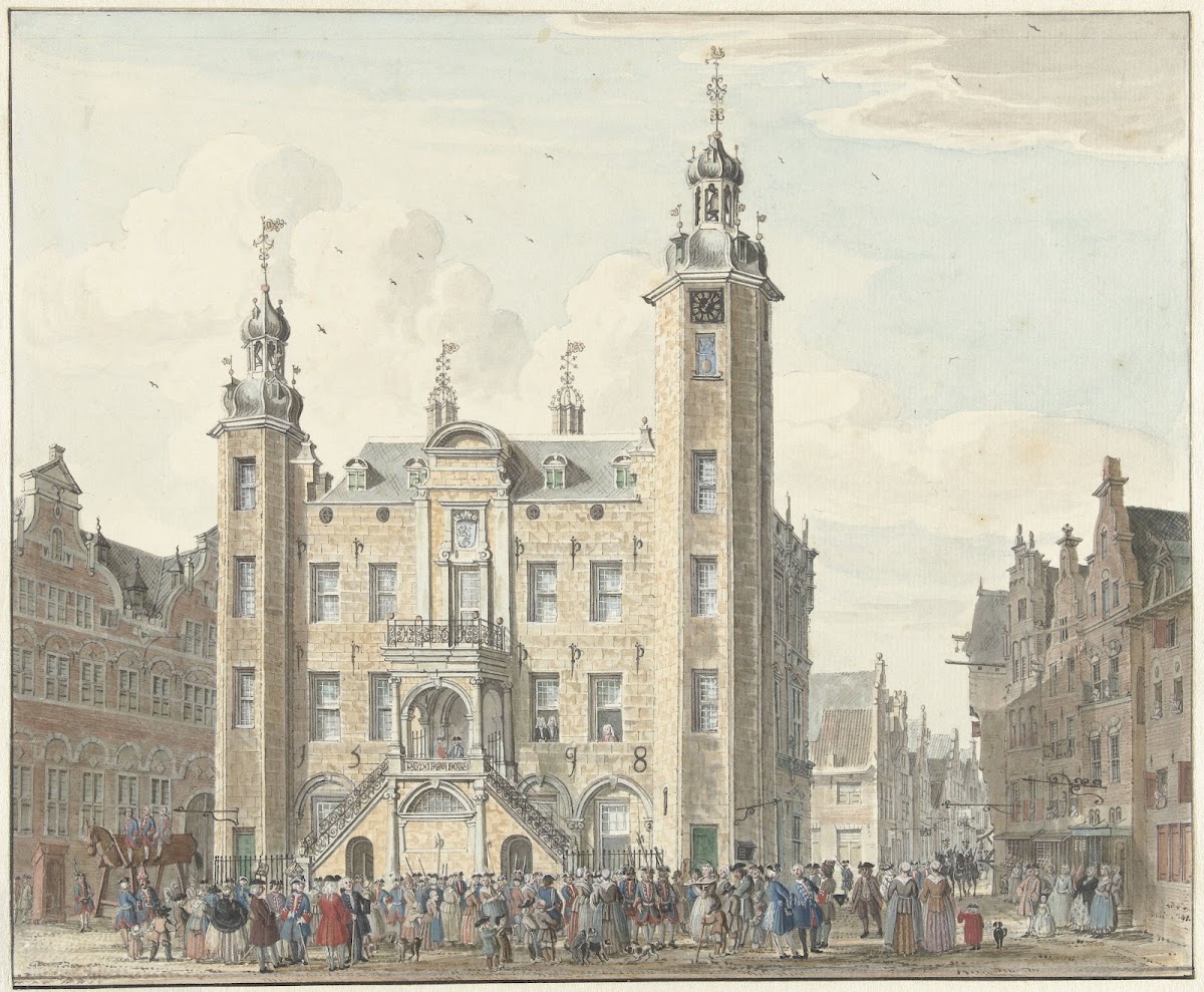 Het stadhuis van Venlo 1741