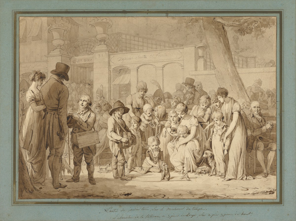 Compositional Drawing for Entrance to the Jardin Turc 18101812