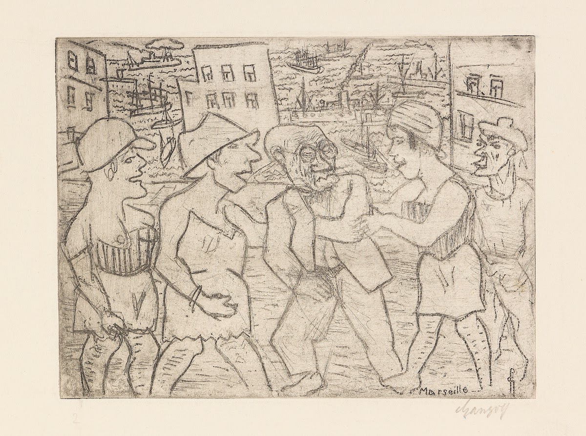 Kokottenüberfall Marseille 1920