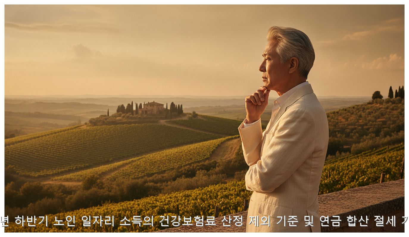 2026년 하반기 노인 일자리 소득의 건강보험료 산정 제외 기준 및 연금 합산 절세 가이드 핵심 안내 및 분석 인포그래픽 (6)