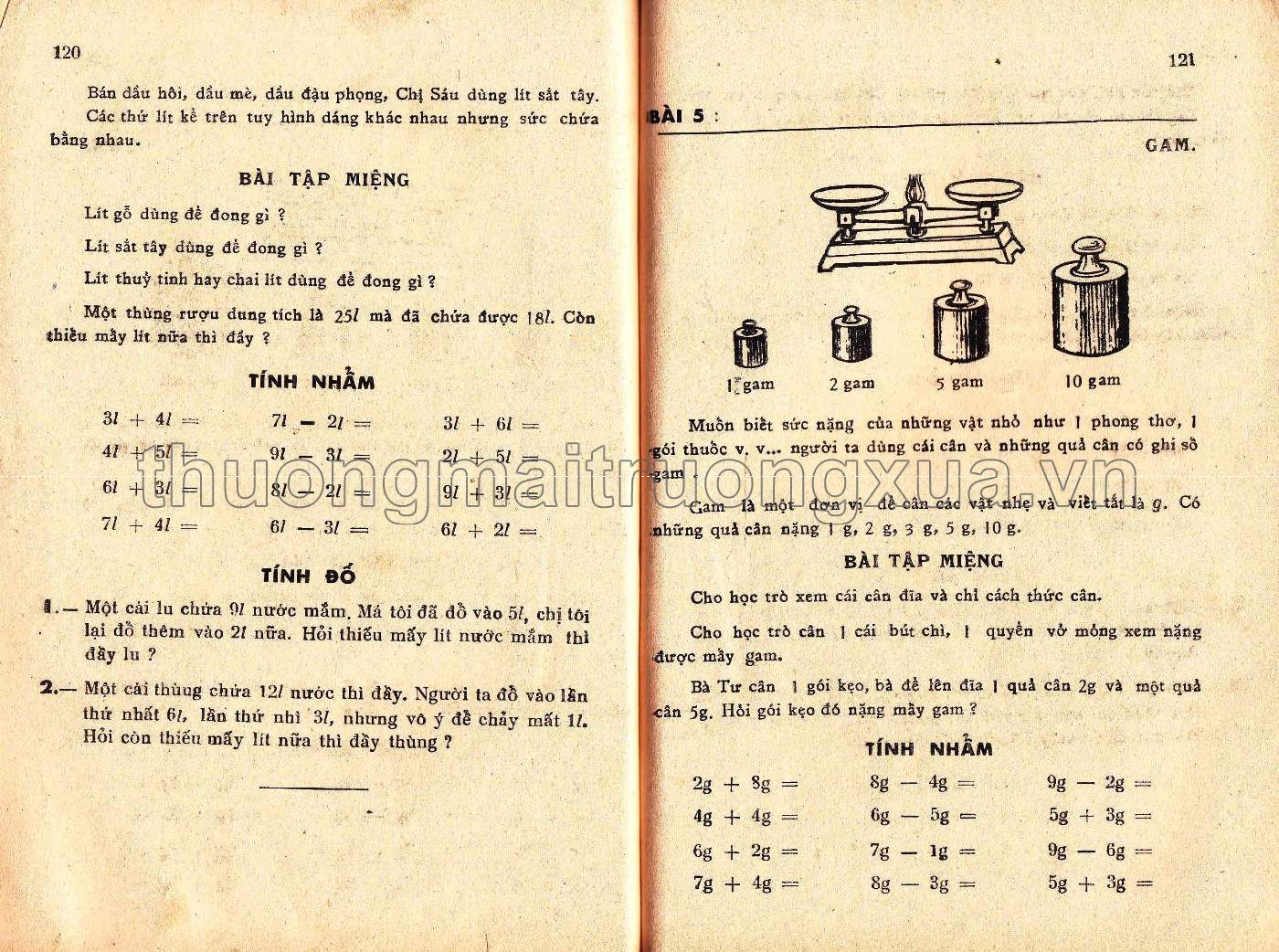 Toán pháp lớp tư (1968) - Trang 62