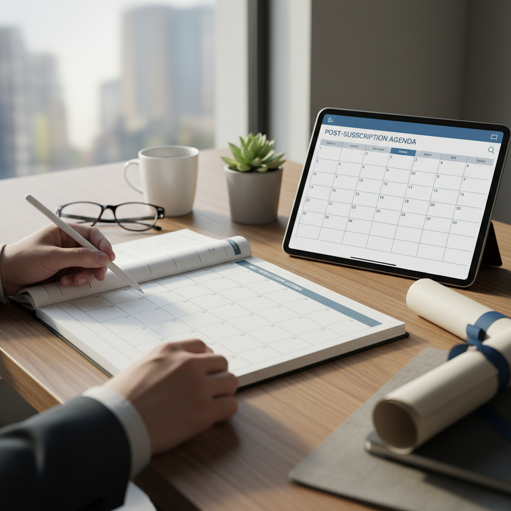 🗓️ 청약 이후 일정 챙기기