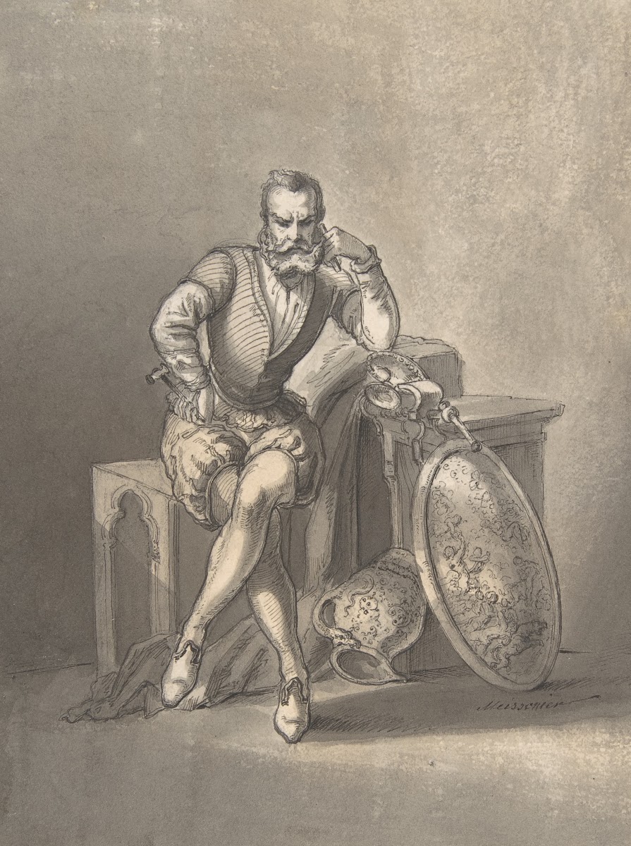 Portrait of a Silversmith Seated 19th century