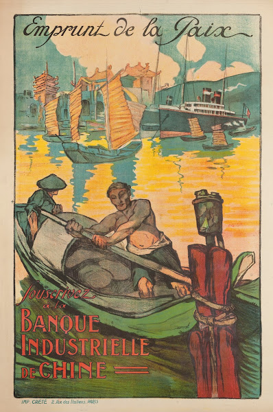 Emprunt de la Paix Souscrivez à la BANQUE INDUSTRIELLE DE CHINE 1920