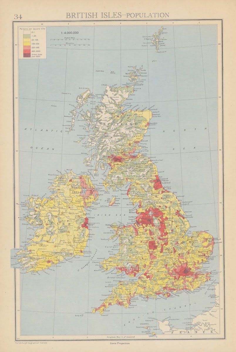 British Isles Population 1942
