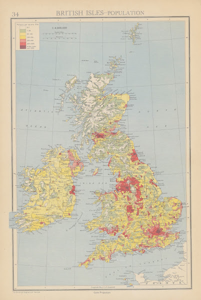 British Isles Population 1942