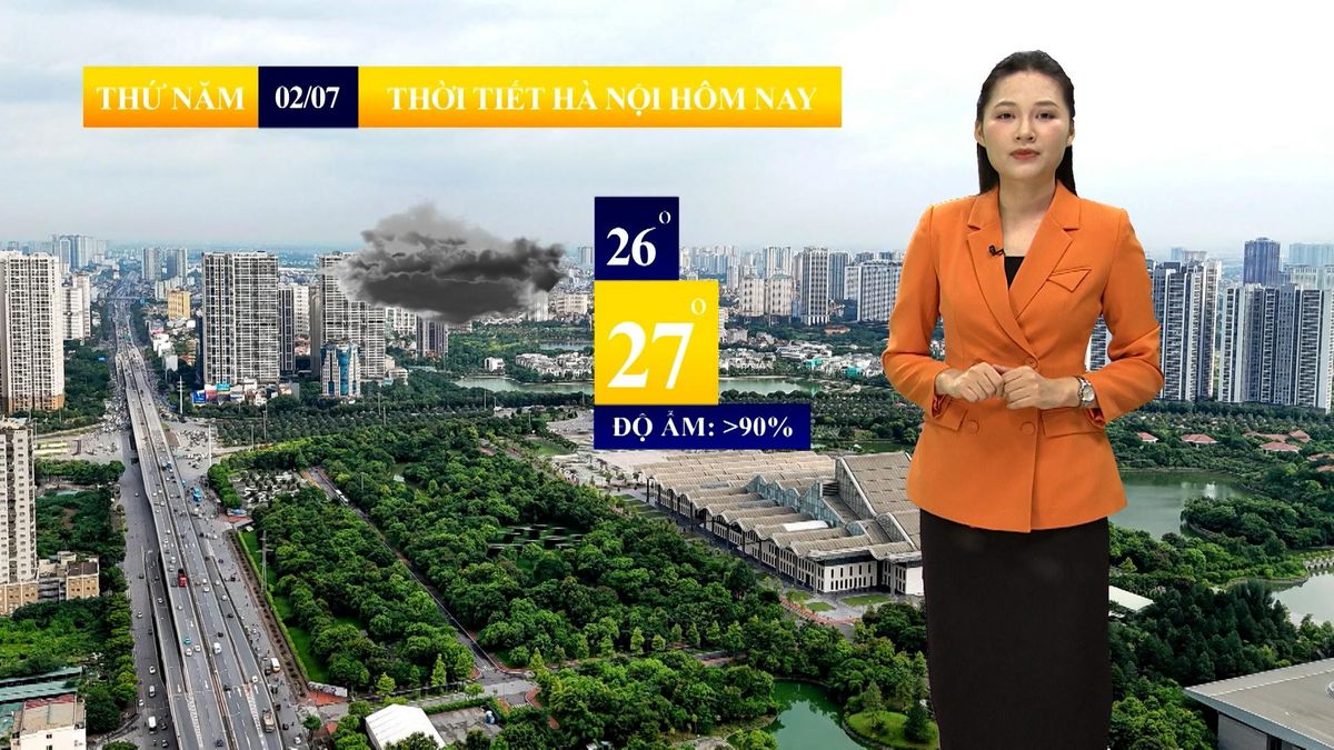 Dự báo thời tiết sáng | 02/07/2026 - Đài Phát thanh và truyền hình Hà Nội