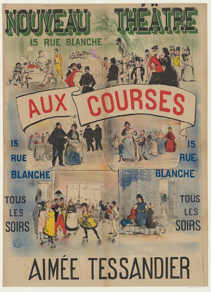 Nouveau ThéÂTre 15 Rue Blanche Aux Courses AiméE Tessandier 1891