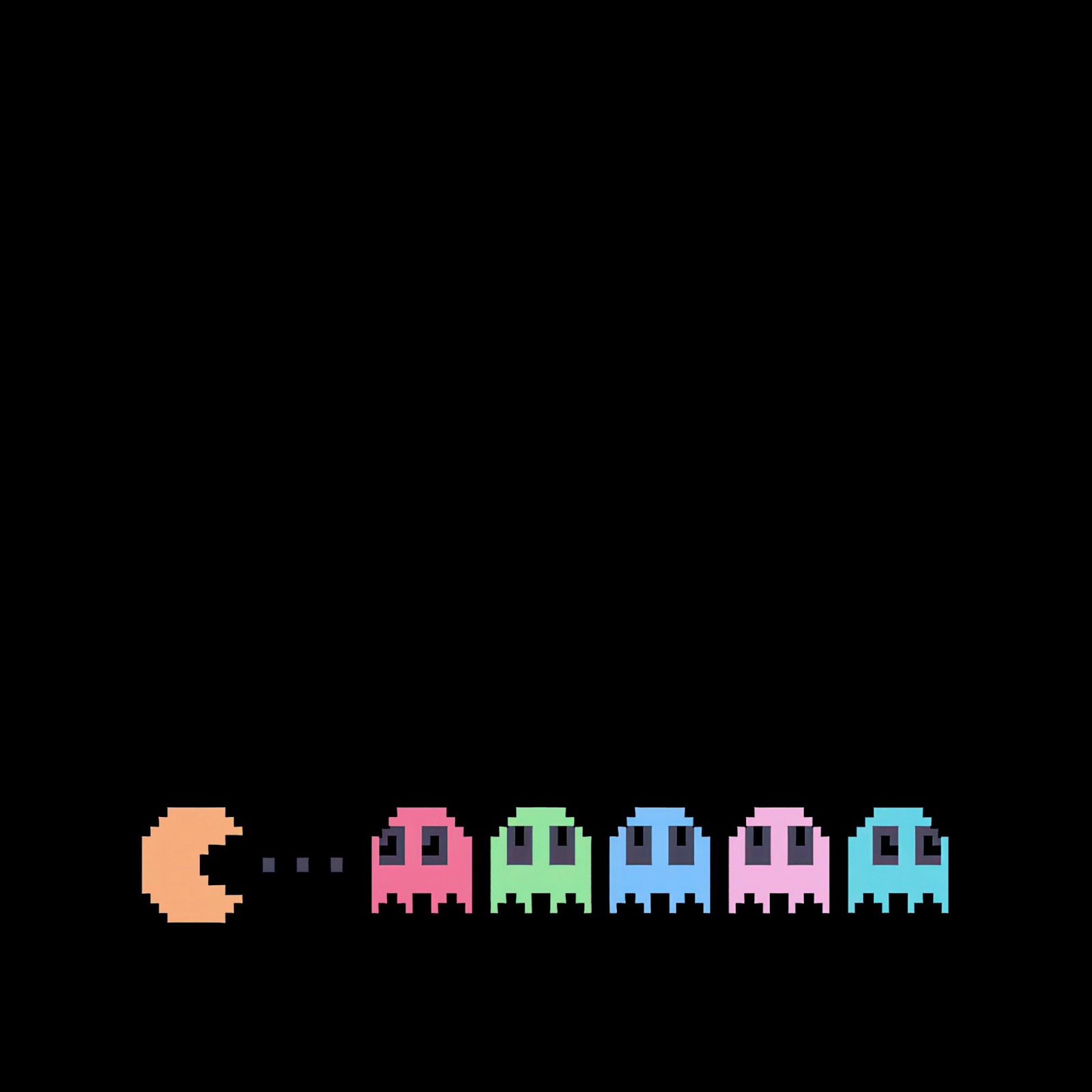 Download Pac-Man Chasing Pastel Ghosts 2K iPhone