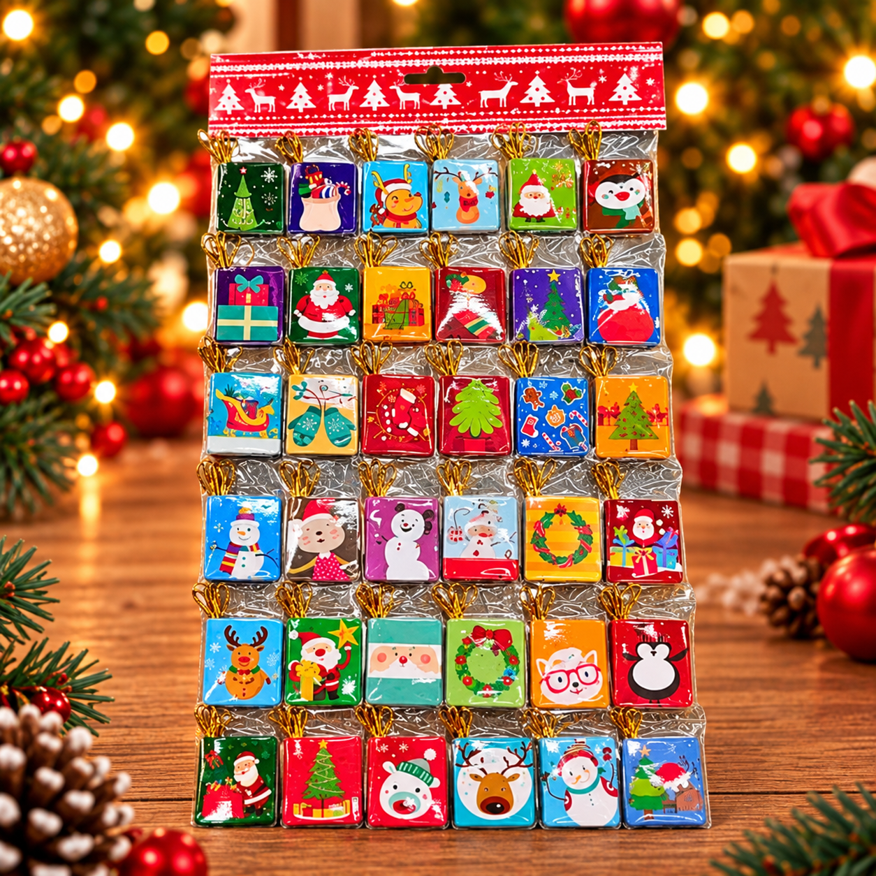 Tarjetas navideñas mini con sobre