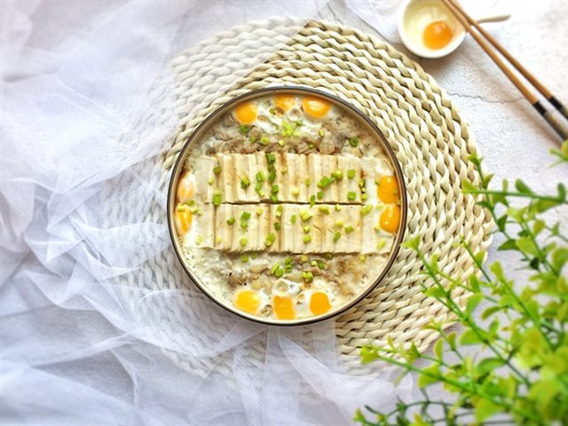 Đậu Hũ Hấp Trứng Cút