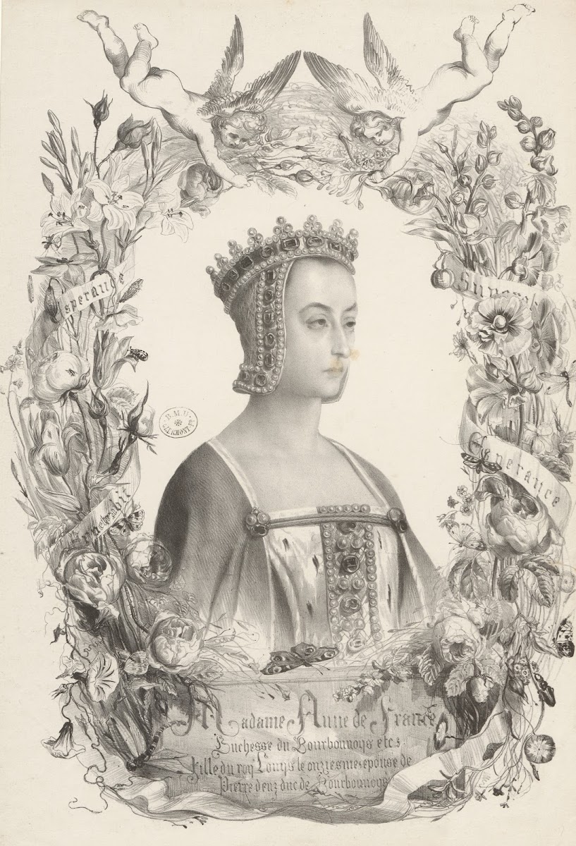 Madame Anne De France Duchesse De Bourbonnoys