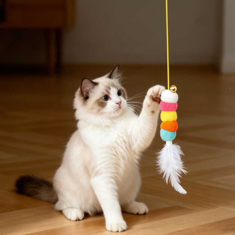 Katzenspielzeug mit Minze und Raschelpapier