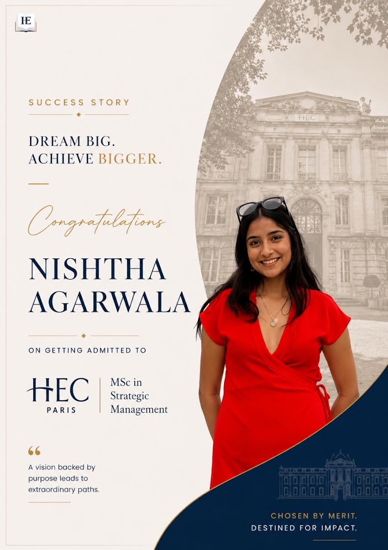 Nishtha Agarwala — Intelligent Education admit success story