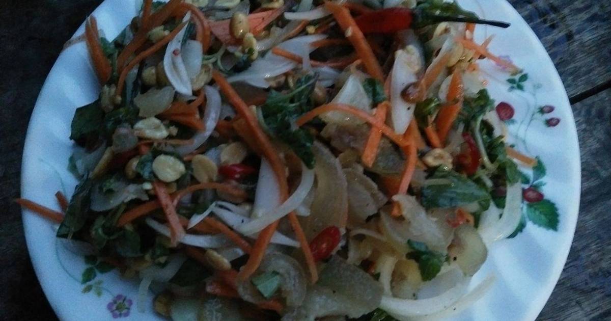 Gân bò trộn