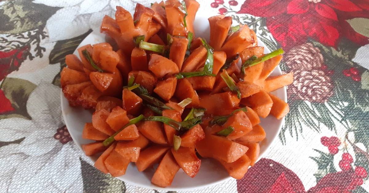 Xúc xích kho bằng nồi chiên không dầu