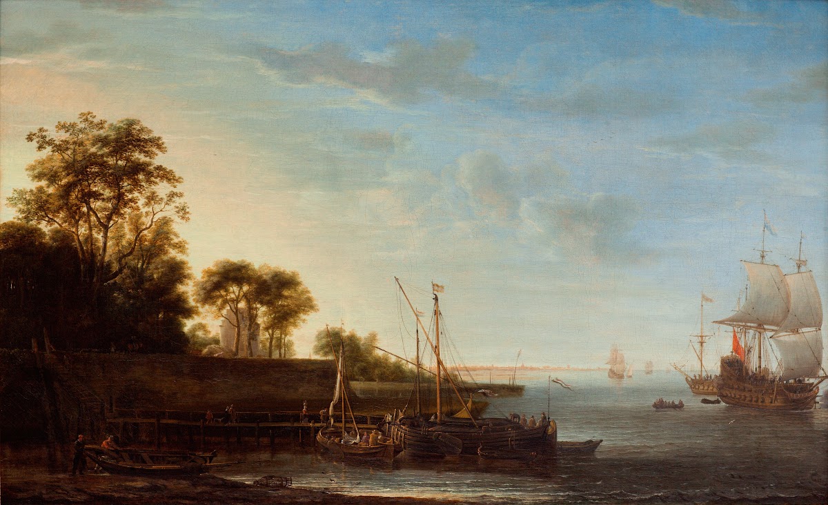 Stretch of coast by the Zuiderzee 1645