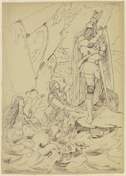 Hagen and the Danube Mermaids ca 1825  1830