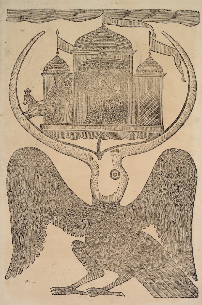 Jatayu hinders Ravanas chariot trying to prevent Sitas abduction c 1890