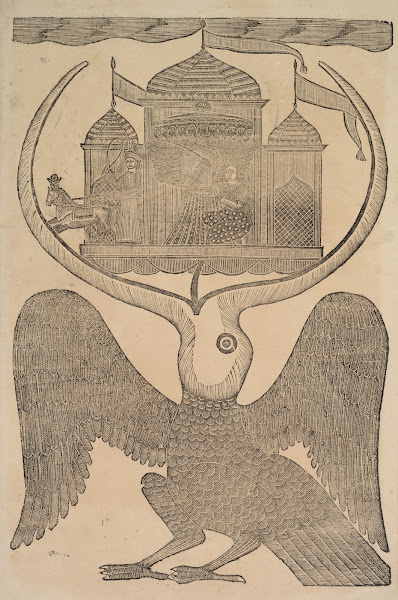 Jatayu hinders Ravanas chariot trying to prevent Sitas abduction c 1890