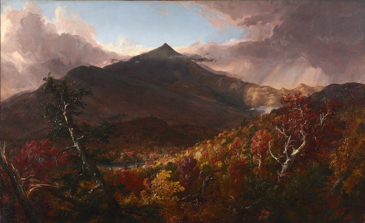 View of Schroon Mountain Essex County New York After a Storm 1838