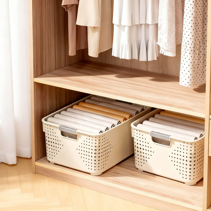 Storage basket plastic, various sizes