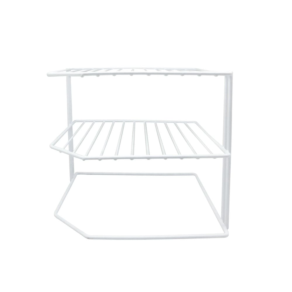 Organizador esquinero de hierro Good & Good™ color blanco