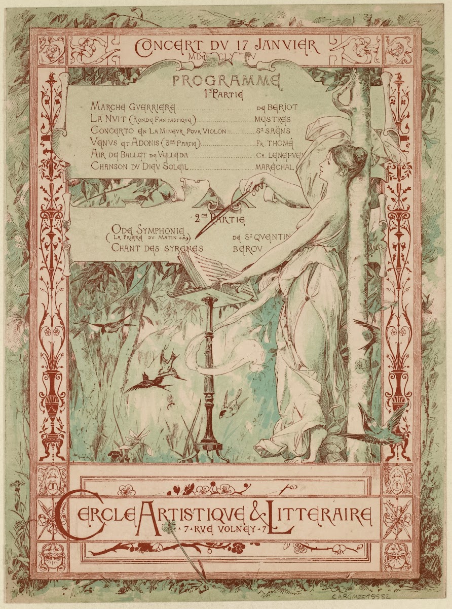 Cercle artistique littéraire 1891