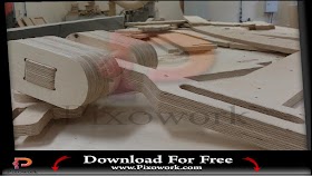 Cute CDR and DXF files Thor Hammer 18mm Plywood