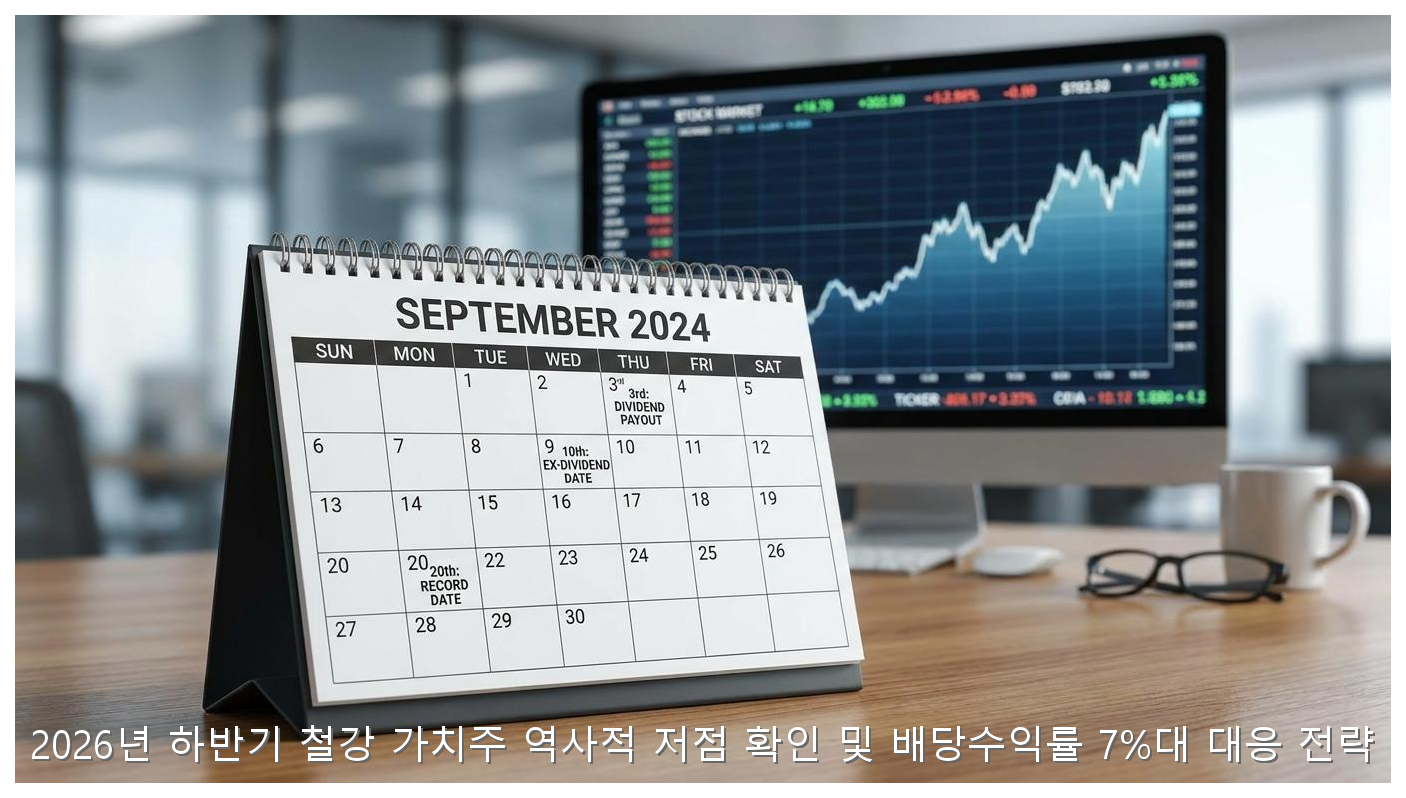 2026년 하반기 철강 가치주 역사적 저점 확인 및 배당수익률 7%대 대응 전략 핵심 안내 및 분석 인포그래픽 (8)
