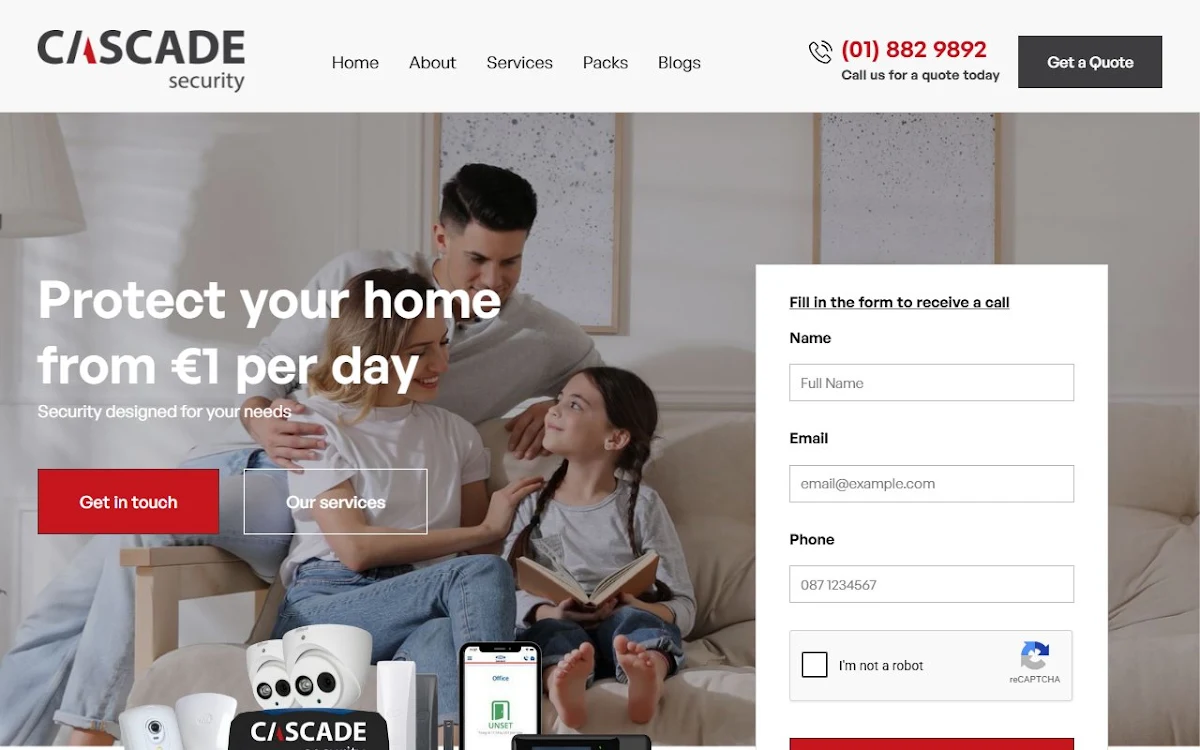 Captura de Cascade Security