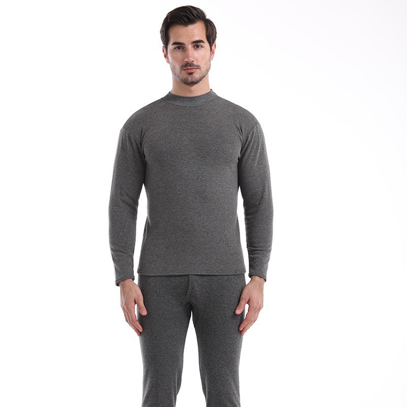 Men's Thermal Underwear Set, Lined, Crew Neck