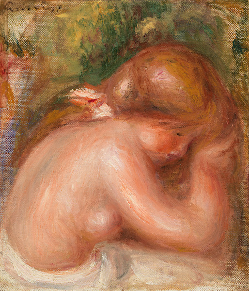 Nude Torso of Young Girl Torse nu de jeune fille c 19101912