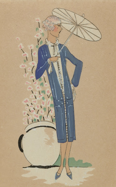 Création Lucien LELONG FLEUR DE PECHER 1925