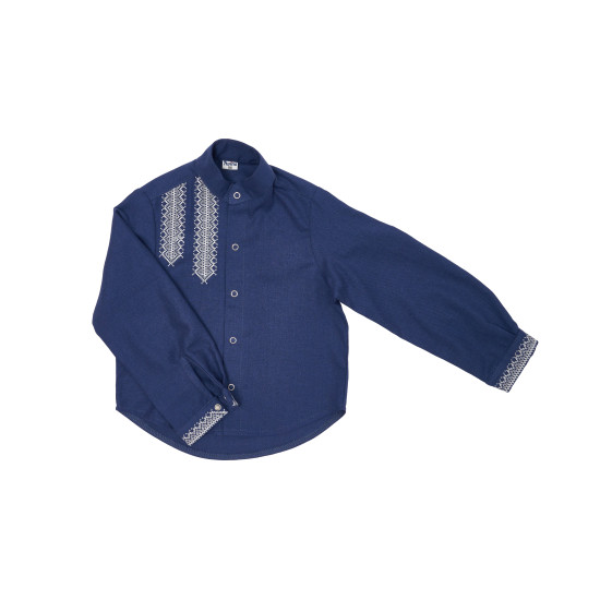 Сорочка вишиванка для хлопчика Класична р116 синій