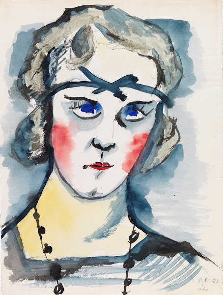Woman With Red Cheeks 1921