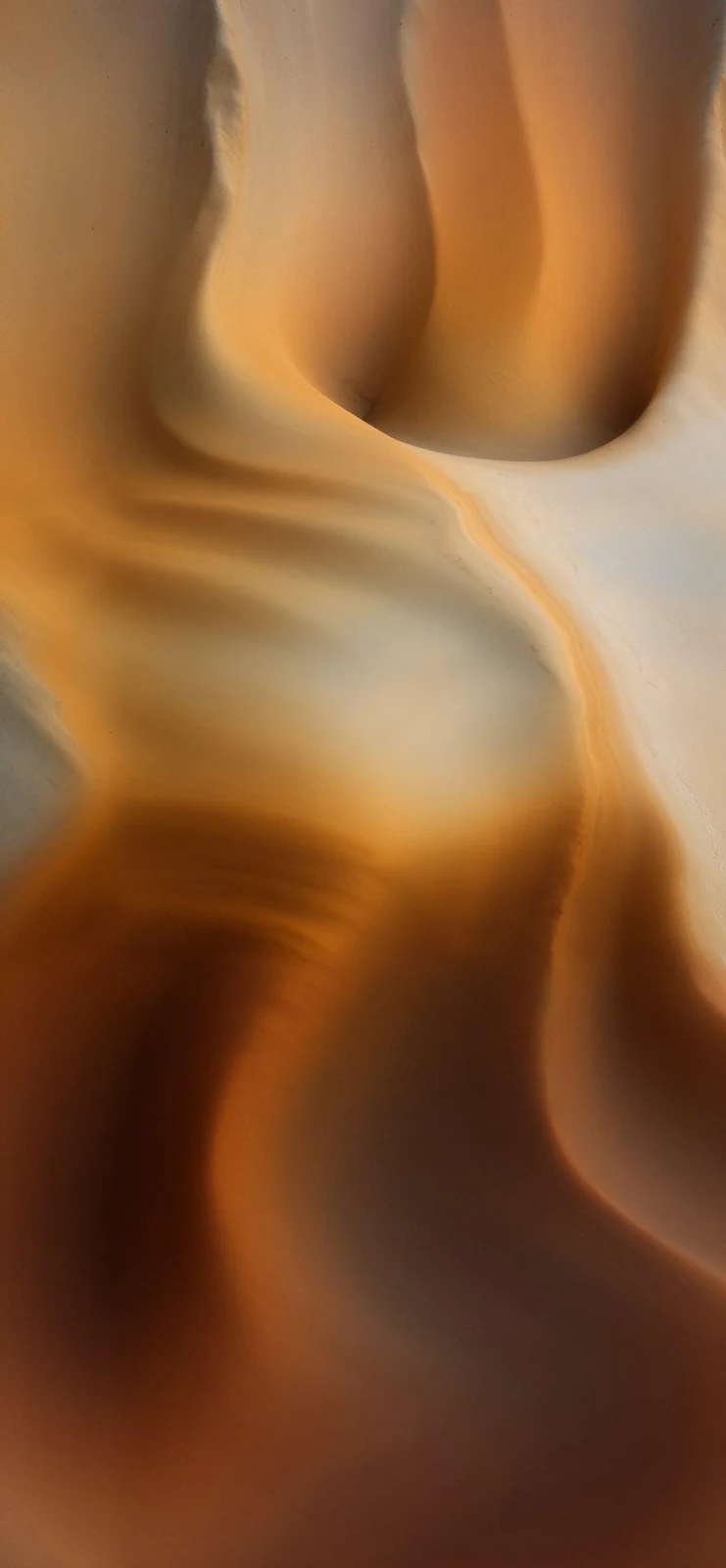 Abstract Golden Sand Dunes - Abstract Photography iPhone Wallpaper (1000x2160)