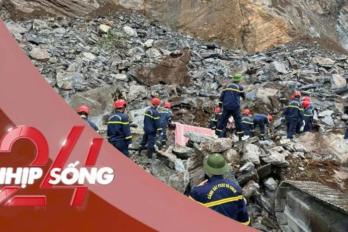 NHỊP SỐNG 24: Toàn cảnh vụ sạt lở đá làm 3 người tử vong ở Thanh Hóa - Báo Tiền Phong