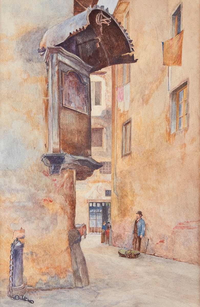 Street in Florence 1880