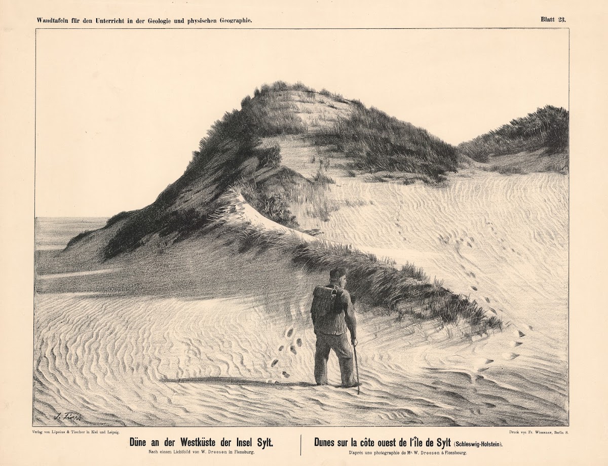 DüNe An Der WestküSte Der Insel Sylt 1889
