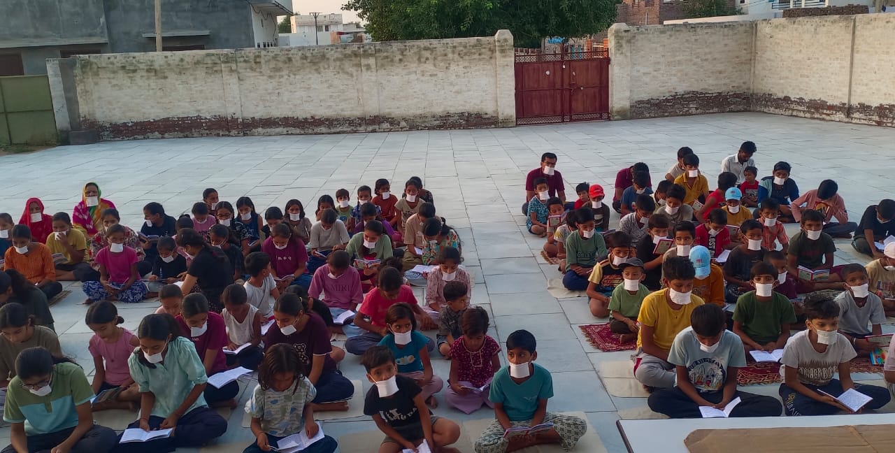 शासन दीपक श्री गौतम मुनि जी म.सा.की प्रेरणा से 120 बच्चों जैन अजैन ने शिविर में भाग लिया