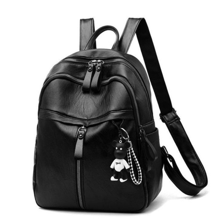 PU backpack, large capacity, water-repellent