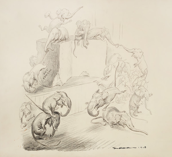 When the Cats away the mice will play 1919