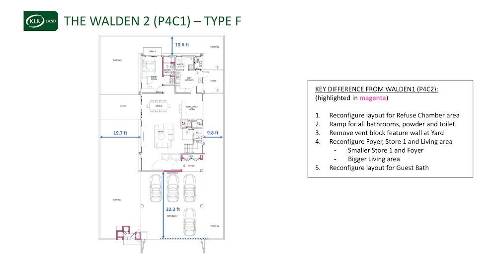 The Walden 2 (P4C1) floor plan