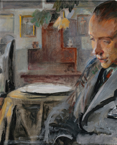 Portrait study Rafał the artists son 1924
