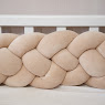 Bumper - pigtail Twins 4-strand 240 cm beige