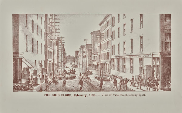 View of Vine Street looking south 1884